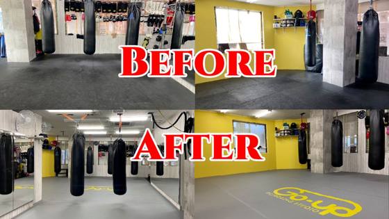 Go-up Kickboxing studioの施工写真